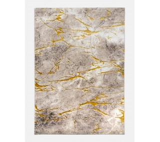 Glitz Marble Ochre Rug -...