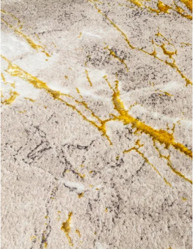 Glitz Marble Ochre Rug - Various Sizes