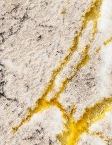Glitz Marble Ochre Rug - Various Sizes