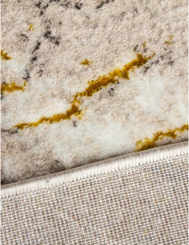 Glitz Marble Ochre Rug - Various Sizes