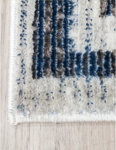 Glitz Art Deco Blue Rug - Various Sizes