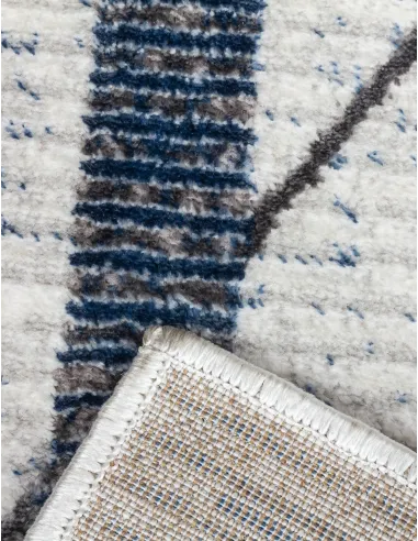 Glitz Art Deco Blue Rug - Various Sizes