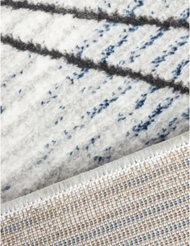 Glitz Art Deco Blue Rug - Various Sizes