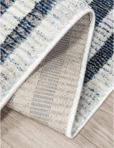 Glitz Art Deco Blue Rug - Various Sizes