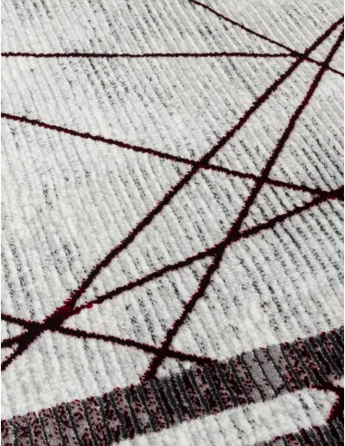 Glitz Art Deco Red Rug - Various Sizes