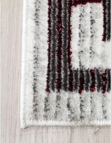 Glitz Art Deco Red Rug - Various Sizes