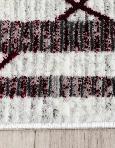 Glitz Art Deco Red Rug - Various Sizes