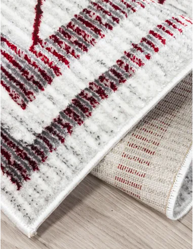 Glitz Art Deco Red Rug - Various Sizes