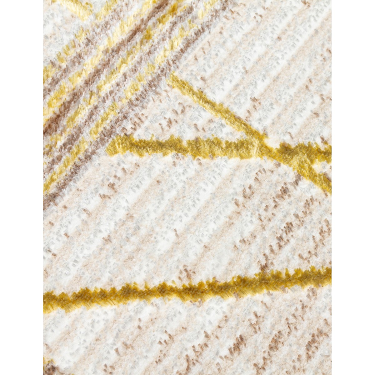 Glitz Art Deco Ochre Rug - Various Sizes