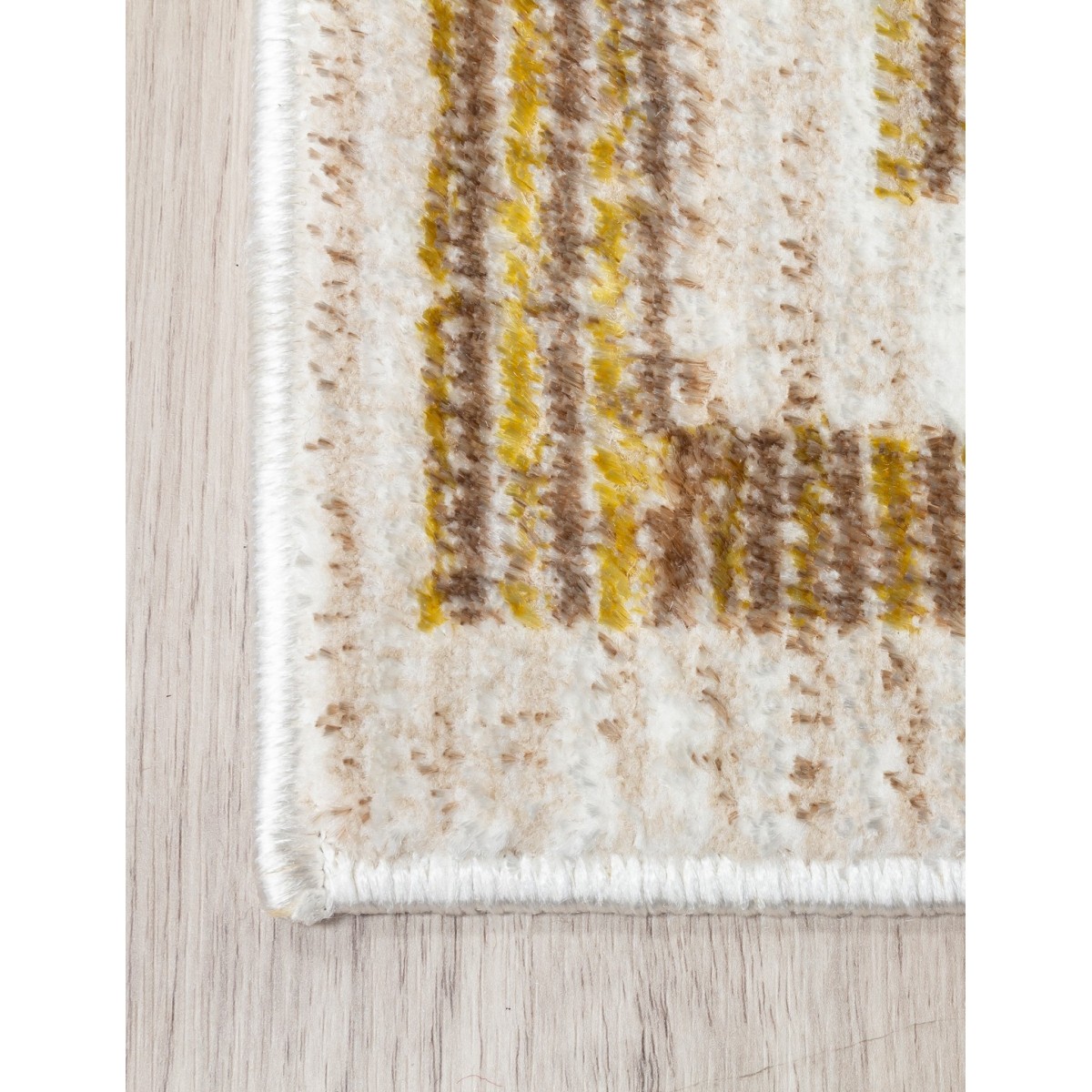 Glitz Art Deco Ochre Rug - Various Sizes