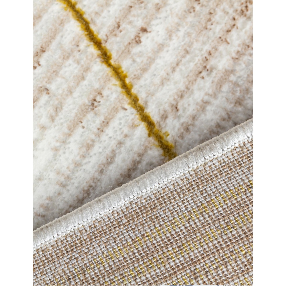 Glitz Art Deco Ochre Rug - Various Sizes