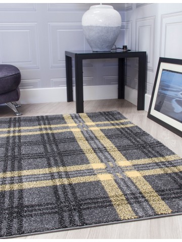 Glendale Grey/Yellow Rug -...