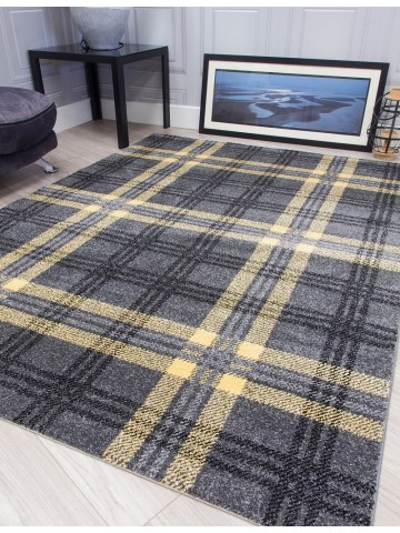 Glendale Grey/Yellow Rug -...