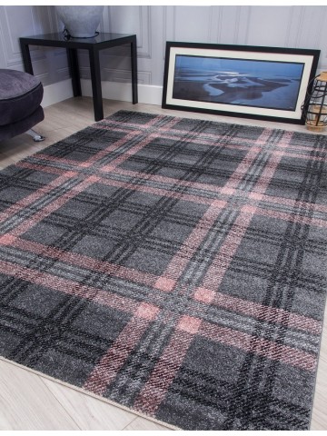 Glendale Grey/Pink Rug -...