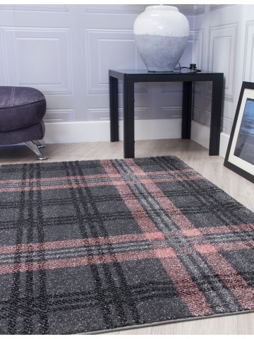 Glendale Grey/Pink Rug -...