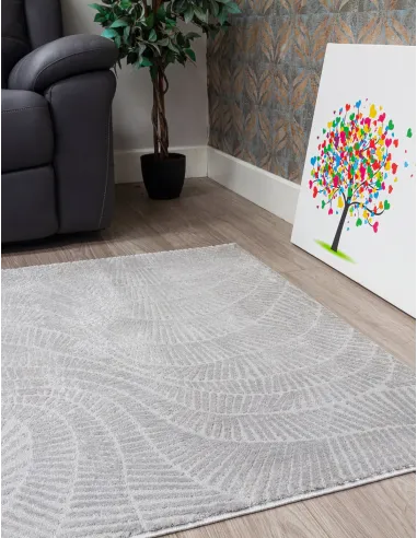 Elements Zahara Grey Rug - Various Sizes