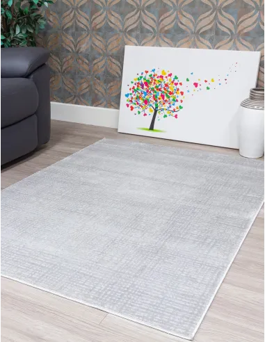 Elements Crisscross Grey Rug - Various Sizes