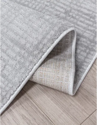 Elements Crisscross Grey Rug - Various Sizes