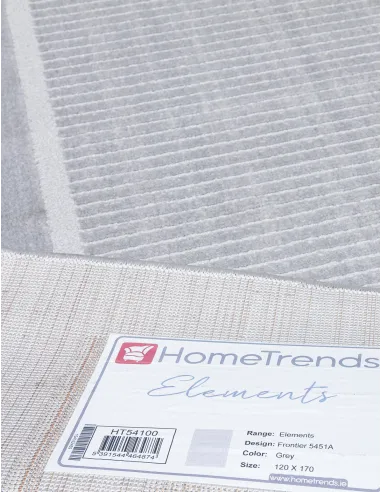 Elements Frontier Grey Rug - Various Sizes