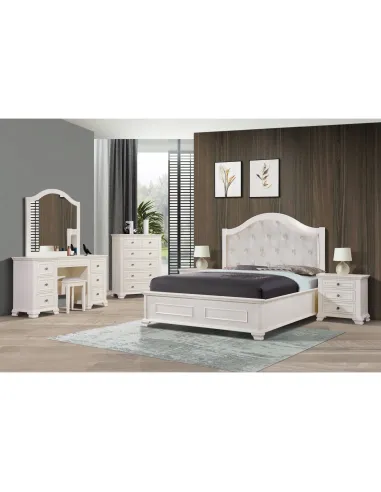 Charlotte Dressing Table - White