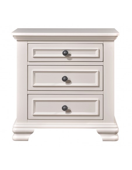 Charlotte Bedside Locker - Cream