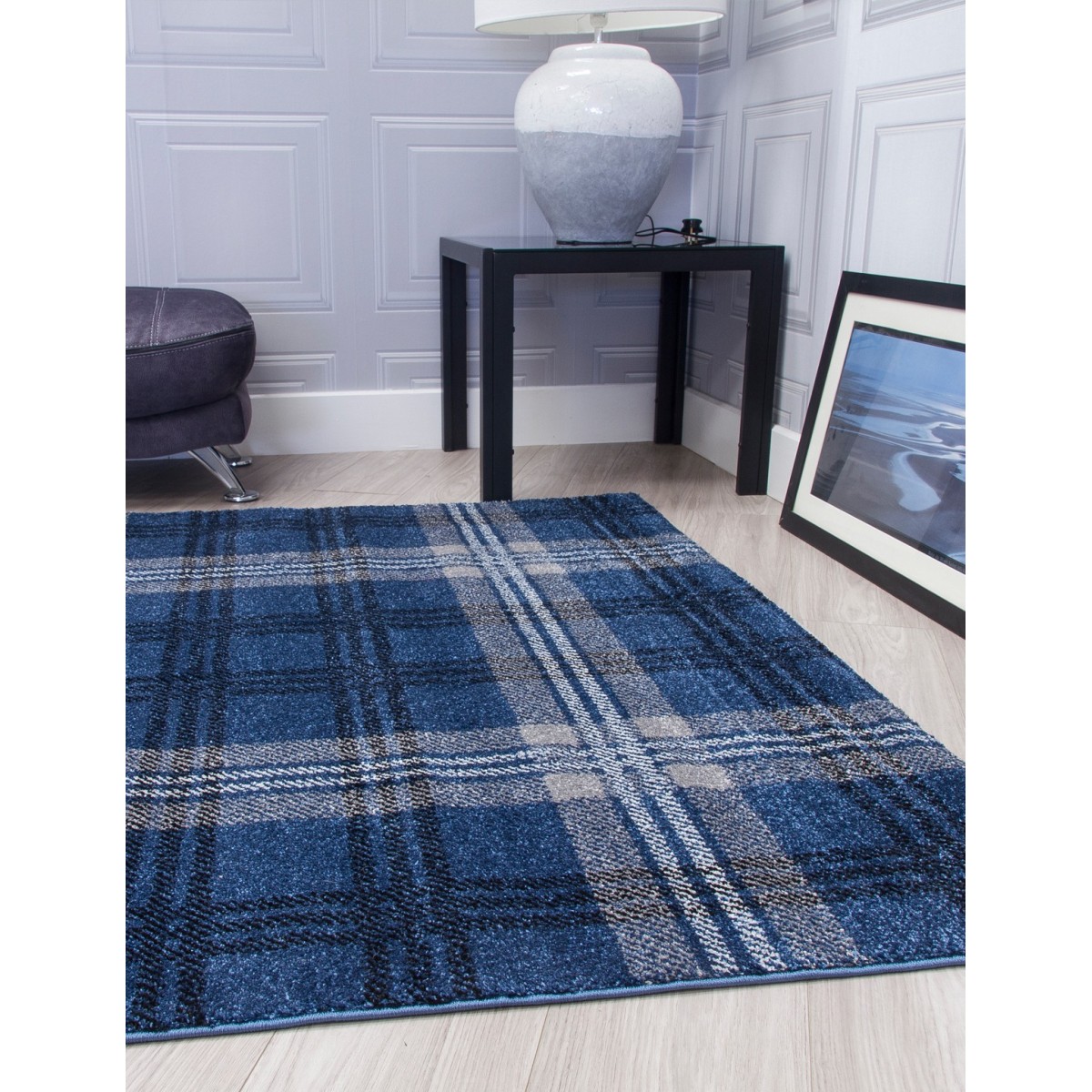 Glendale Navy Rug - Various Sizes