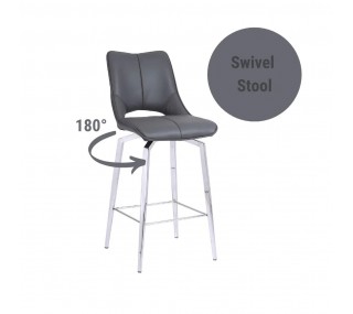 King Bar Stool - Dark Grey