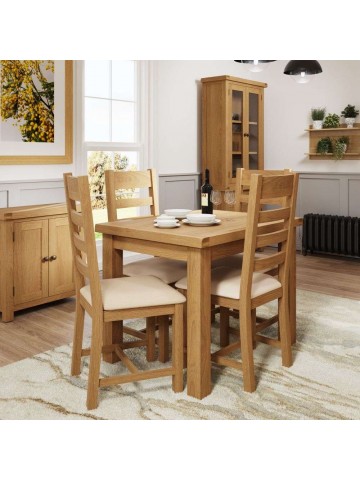 Cotswold 1.0M Butterfly Extending Table - Oak