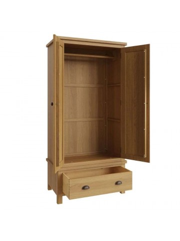 Lusso Gents Wardrobe - Oak