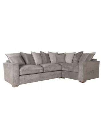 Chicago LHF Pillow Back Corner 2+1 Seater Corner Sofa with Sofa Bed - Various Colours