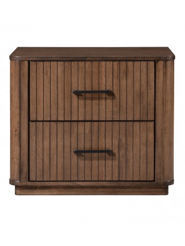 Vienna Bedside Locker - Walnut