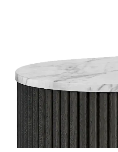 Lantine Mini Sideboard - Mango Charcoal/Marble