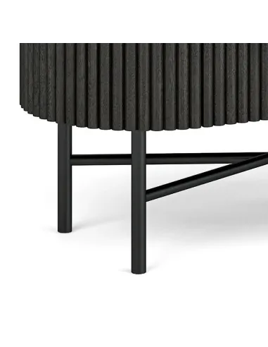 Lantine Mini Sideboard - Mango Charcoal/Marble