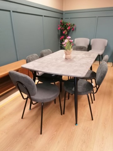 Covello 1.6m Fixed Dining...