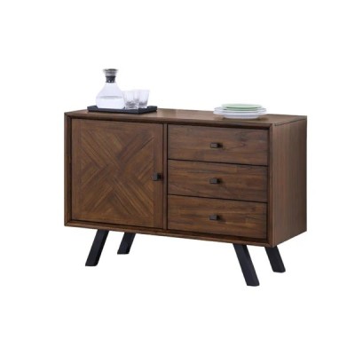 Nevada 1 Door 3 Drawer Double Sideboard - Mindi Wood
