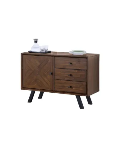 Nevada 1 Door 3 Drawer Sideboard - Mindi Wood