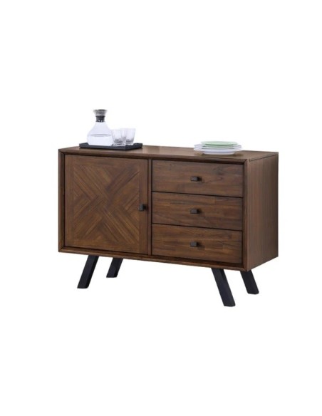 Nevada 1 Door 3 Drawer Sideboard - Mindi Wood