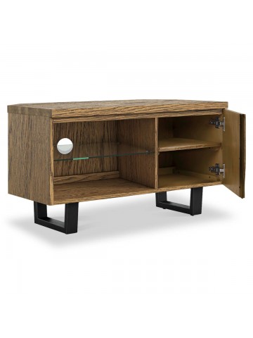 Isaac Corner TV Unit - Oak