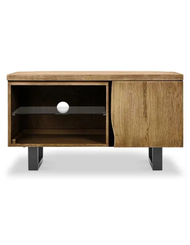 Isaac Corner TV Unit - Oak