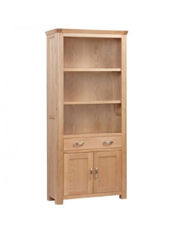 Treviso High Bookcase - Oak