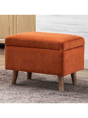 Granada Footstool - Rust