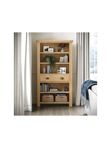 Gia Large Bookcase With Drawer