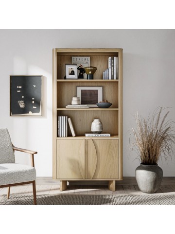 Cara Bookcase - Light Oak