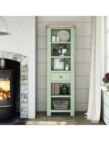 Marbury Slim Bookcase - Sage