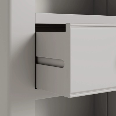 Marbury Large Bookcase - Light Grey