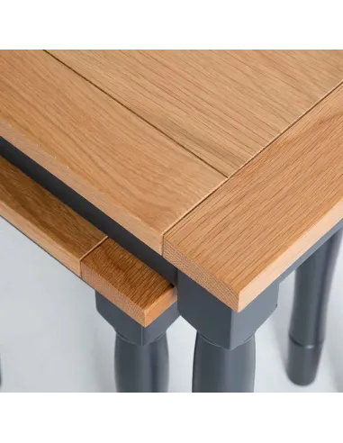 Columbia Nest of Tables - Charcoal