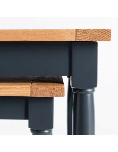 Columbia Nest of Tables - Charcoal