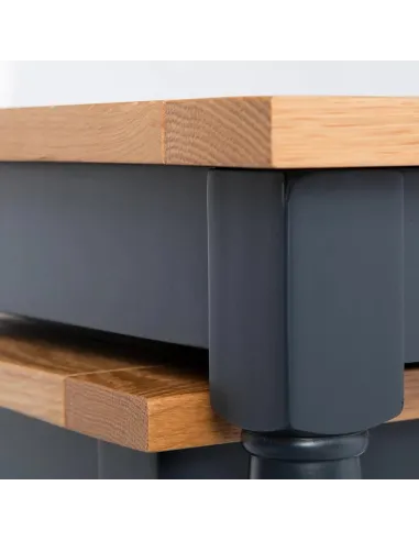 Columbia Nest of Tables - Charcoal