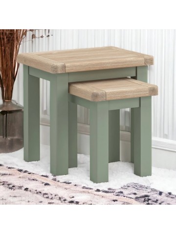 Salcombe Nest of Tables - Sage