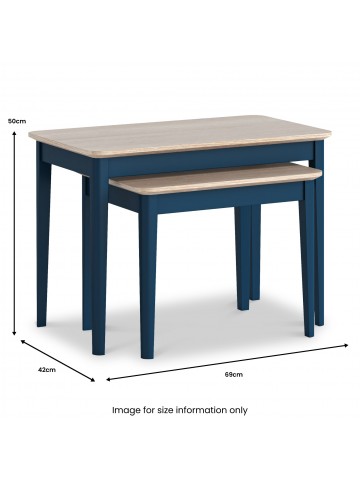 Marlow Nest of Tables - Navy